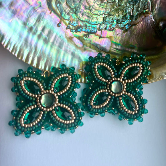 Emerald florals