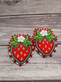 X-Large Strawberry Statement Earrings