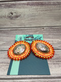 XL/G Abalone Shell Statement Earrings