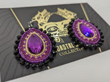 Purple crystal drops