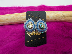 Bridgerton blue drops